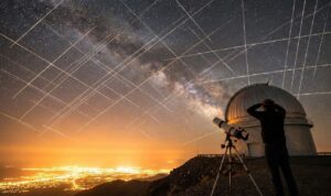 astronomia inquinamento luminoso satelliti