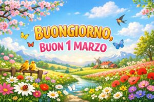 buongiorno buon 1 marzo 2026