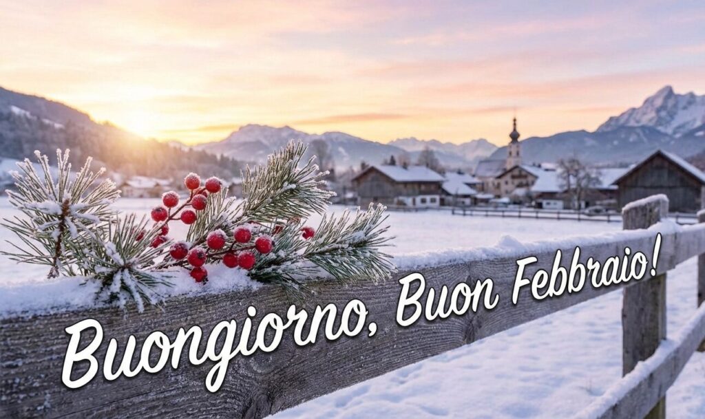 buongiorno buon febbraio 2026