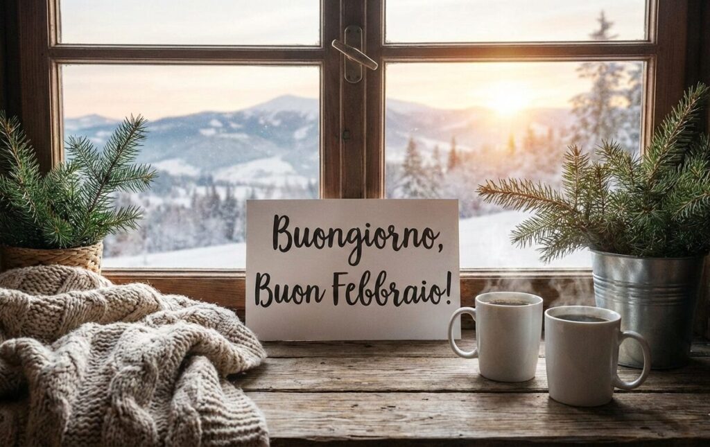 buongiorno buon febbraio 2026