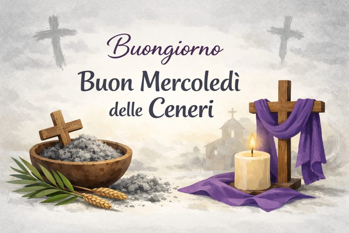 buongiorno mercoledì delle ceneri 2025