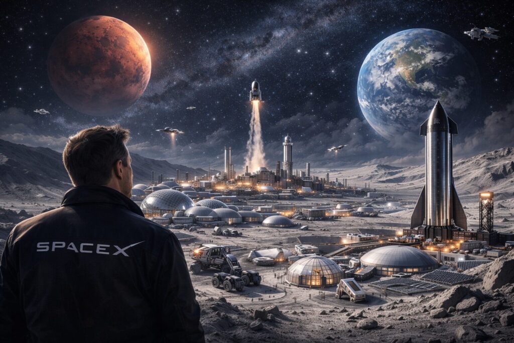 città luna elon musk