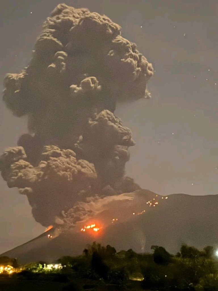 eruzione vulcano Kanlaon filippine