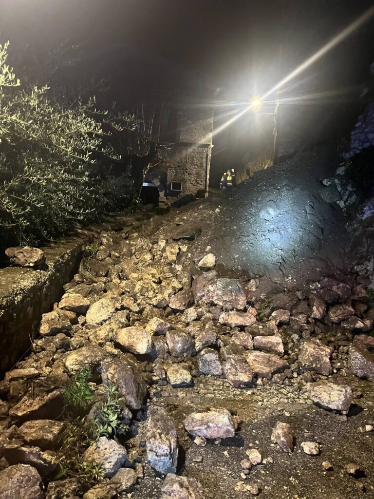 frana rocca d'arce frosinone