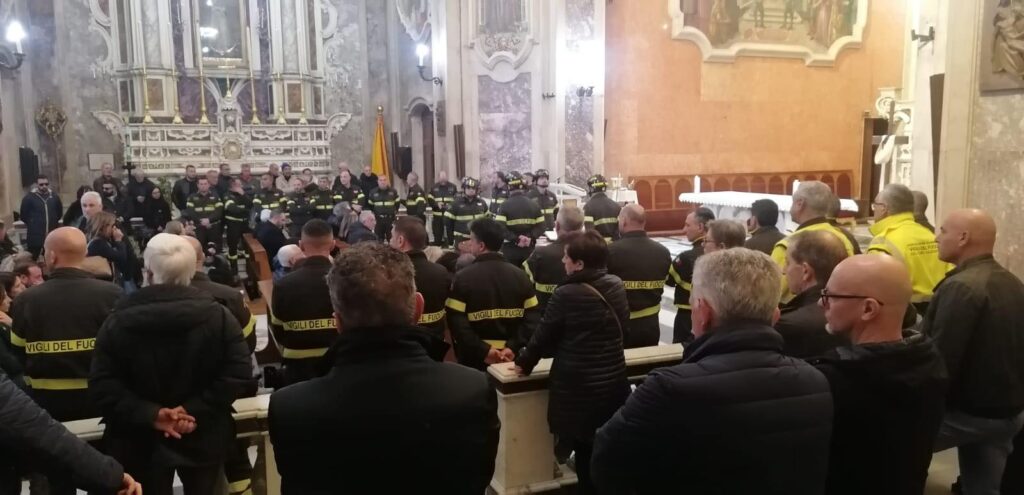 funerale vigile del fuoco Diego Amelio