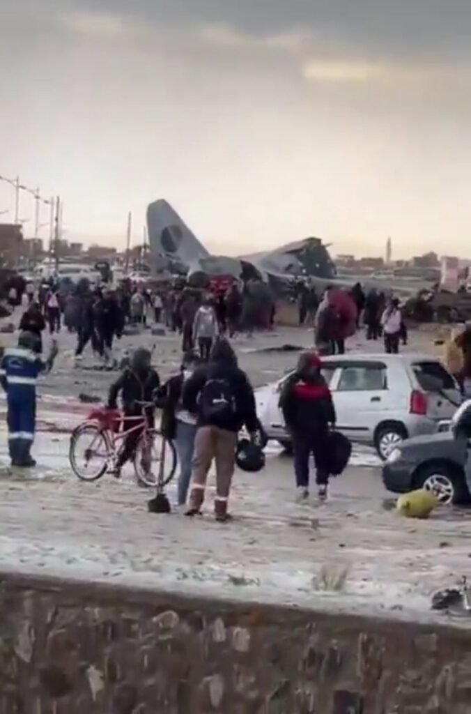 incidente aereo bolivia