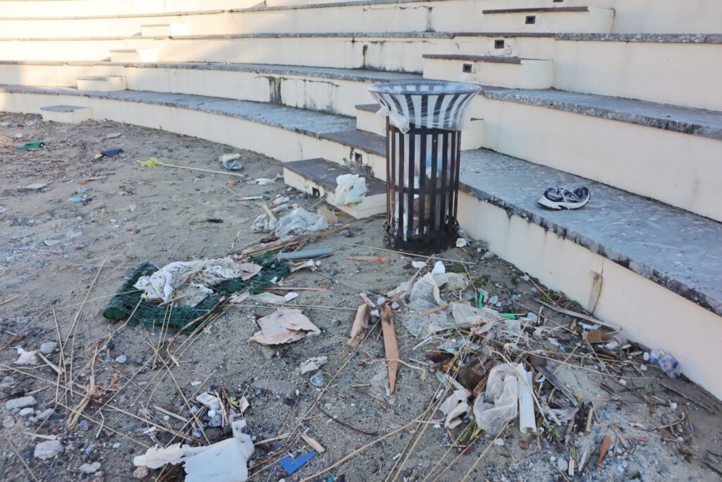 lungomare reggio calabria 27 febbraio 2026 due settimane dopo danni maltempo mareggiata