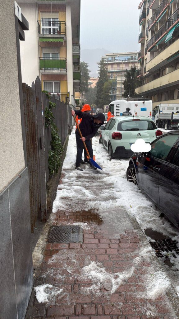 maltempo grandine rapallo liguria