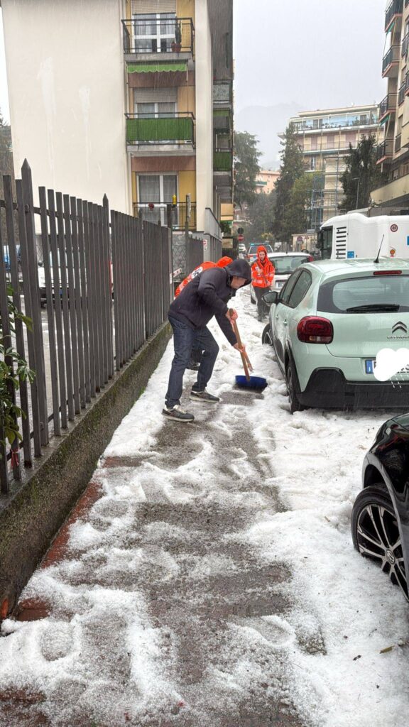 maltempo grandine rapallo liguria