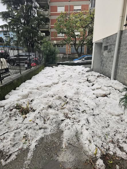 maltempo grandine rapallo liguria