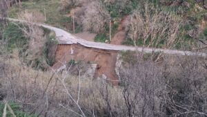 maltempo messina frana S.P. 45 Massa San Nicola
