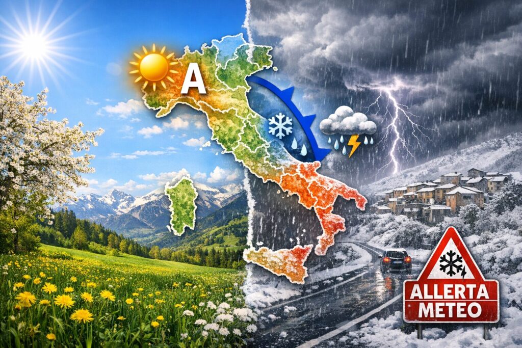 meteo italia 20 febbraio 2026