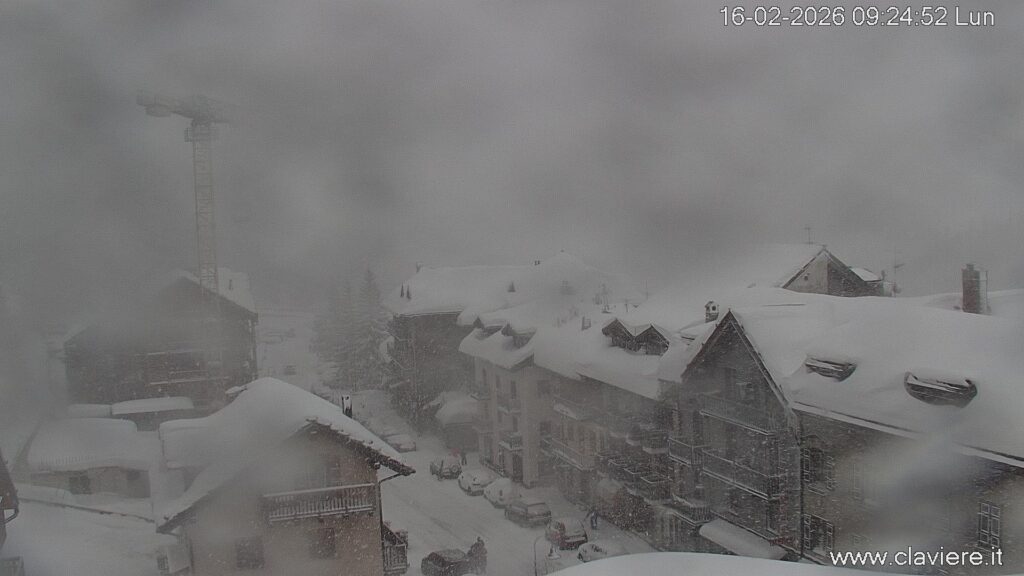 neve piemonte oggi claviere bufere