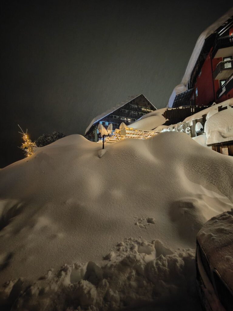 neve prato nevoso