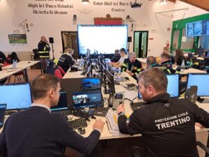 olimpiadi sala operativa neve trentino val di fiemme