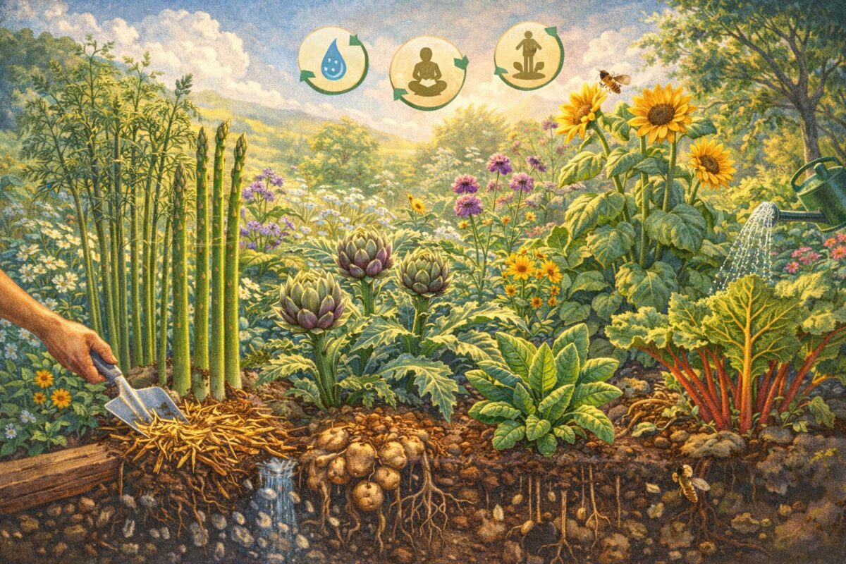 Orto perenne: il segreto per coltivare verdure che rinascono ogni anno
