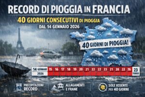 record pioggia francia