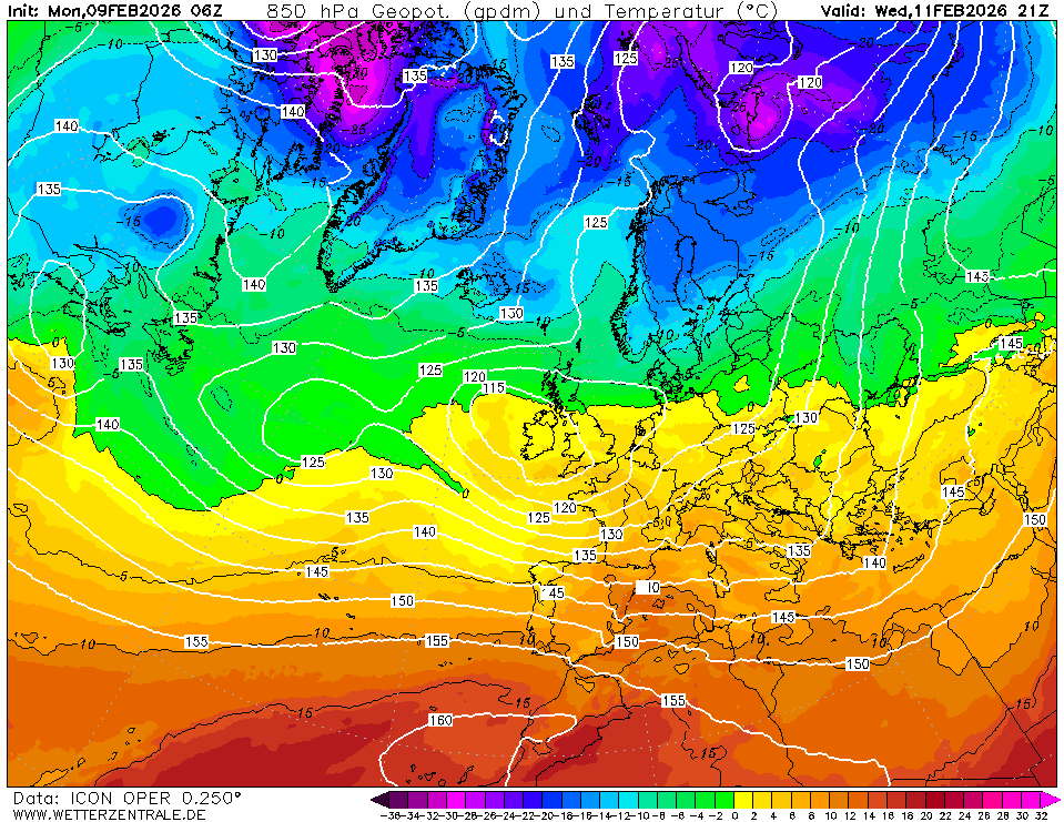 temperature mercoledì 11