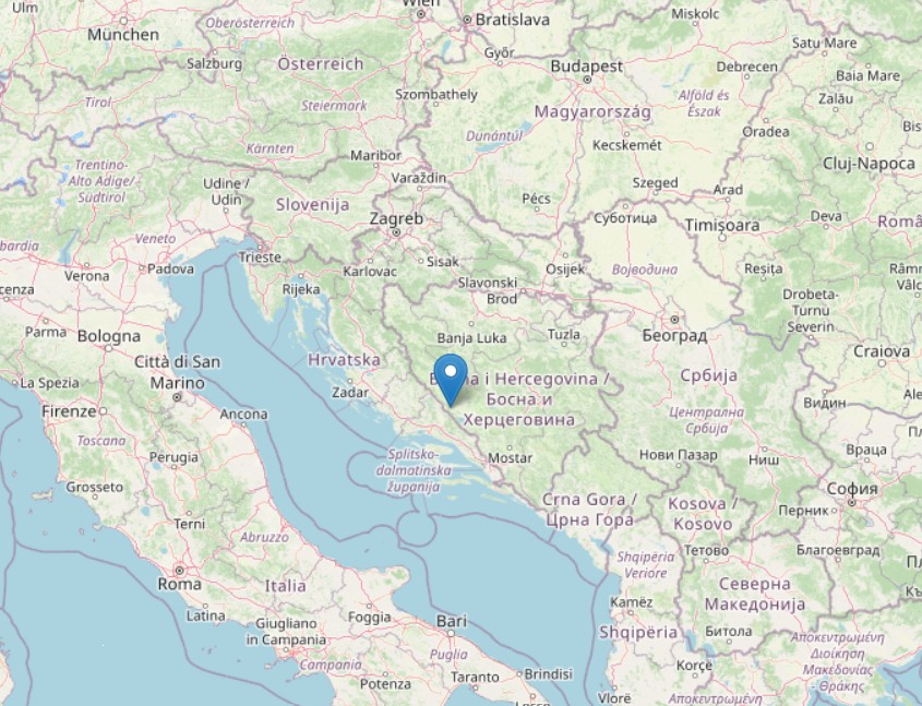 terremoto bosnia erzegovina