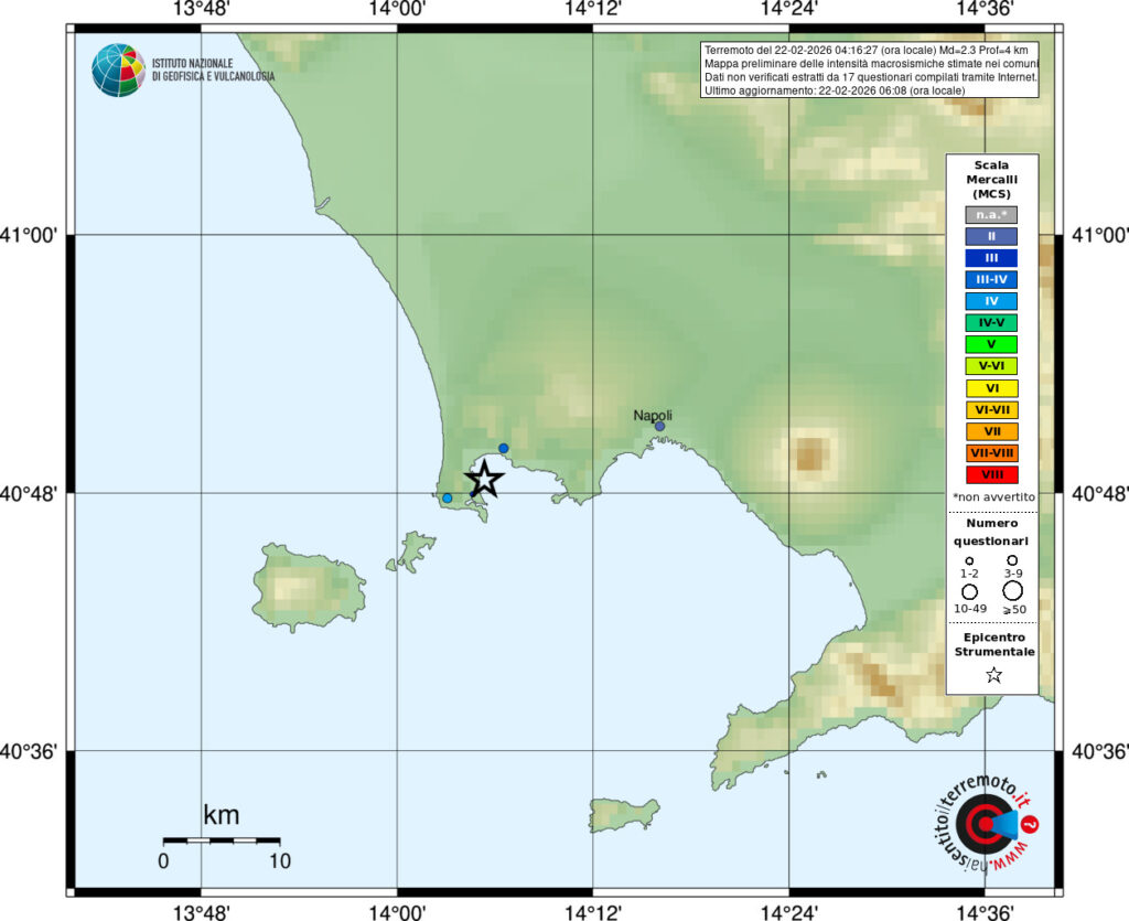 terremoto campi flegrei napoli pozzuoli