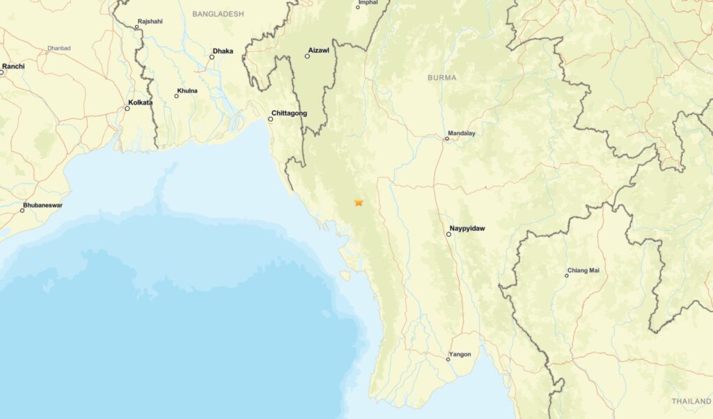 terremoto myanmar