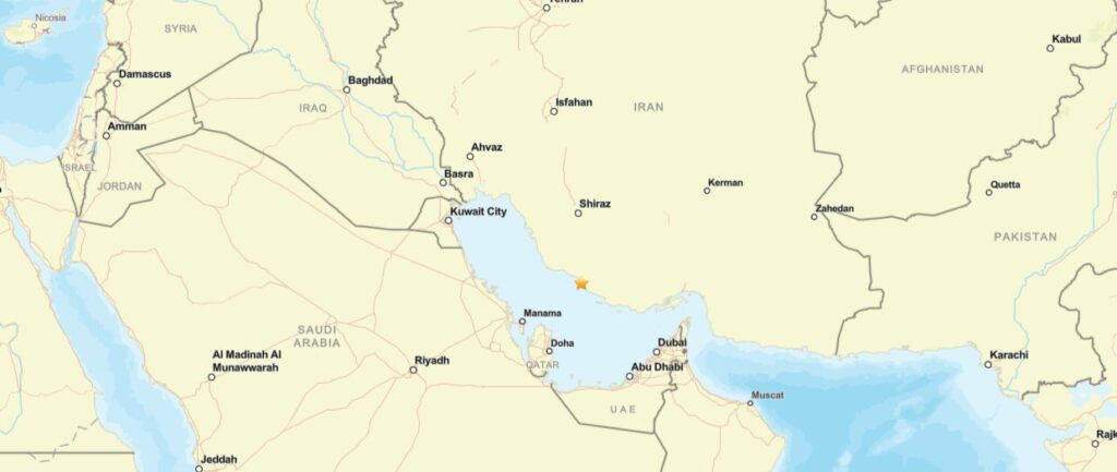 terremoto oggi iran