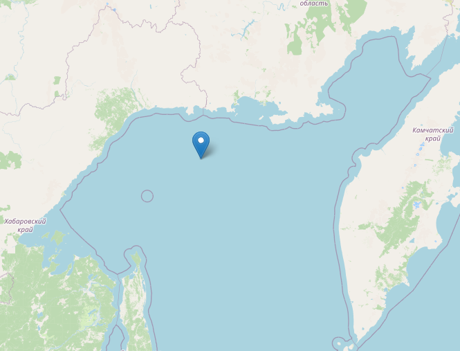 terremoto russia Mare di Okhotsk