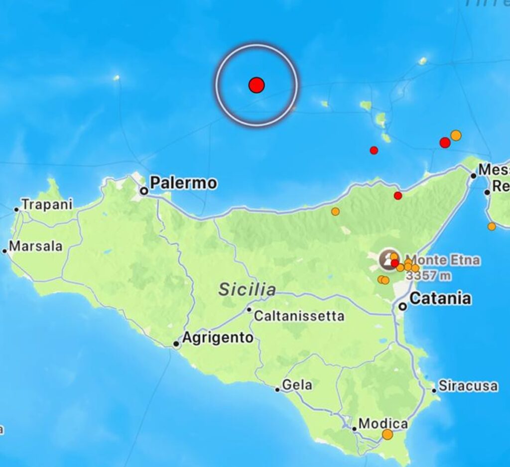 terremoto tirreno