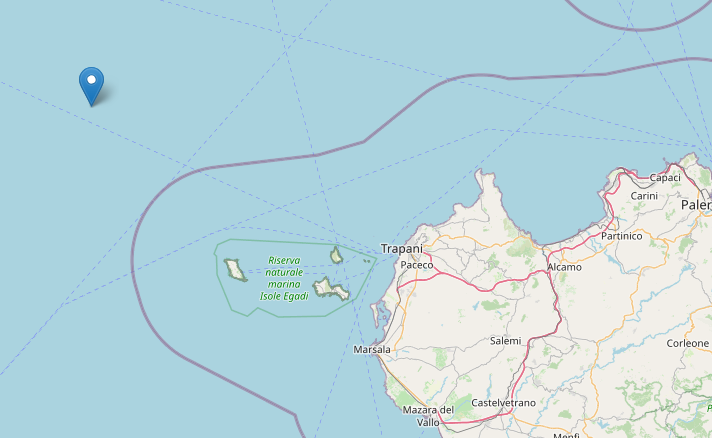 terremoto tirreno trapani