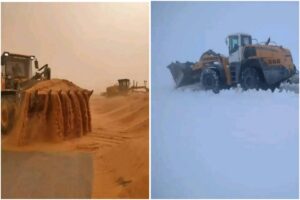 Algeria sabbia e neve