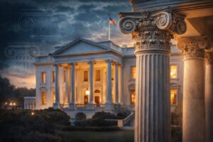 Casa Bianca colonne joniche