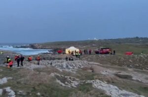 Crollo spiaggia Santander