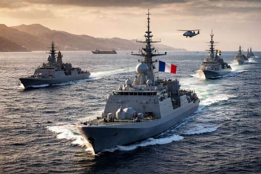 Guerra Iran navi francesi