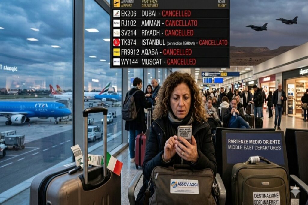Guerra Iran viaggi annullati