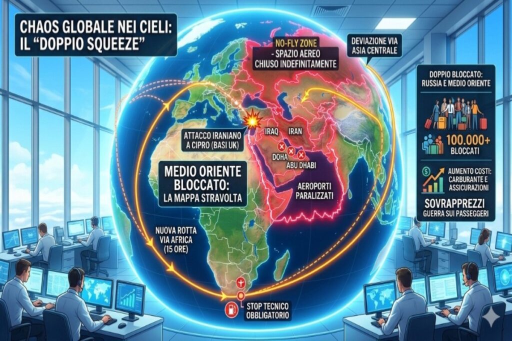Guerra Iran voli e viaggi