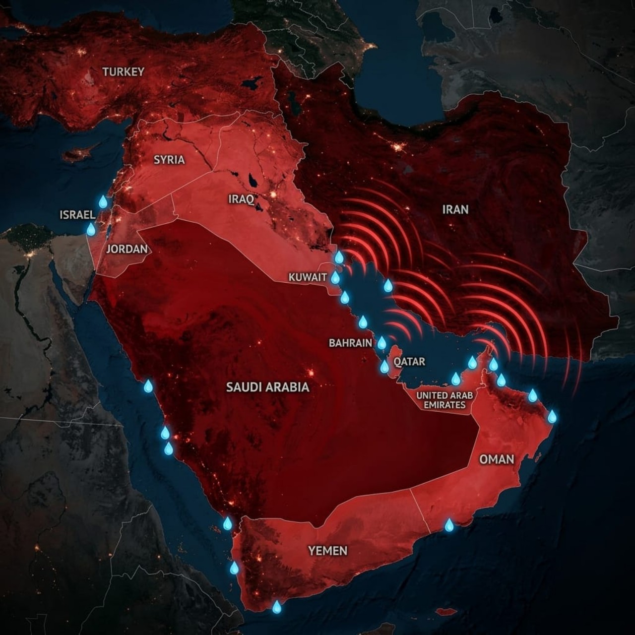 Impianti di desalinizzazione Golfo Persico 