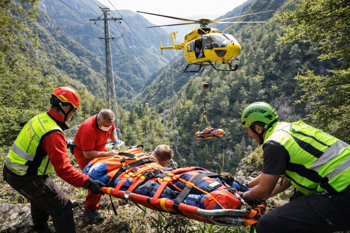 Escursionista cade fuori sentiero in Valduga: soccorso con l’elicottero