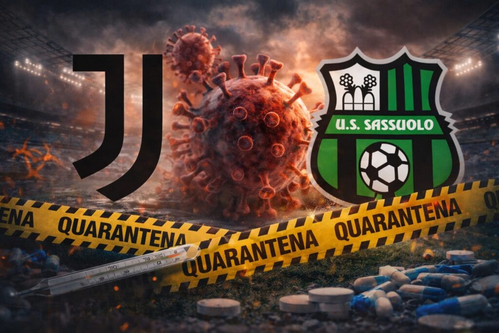 Juventus Sassuolo emergenza sanitaria