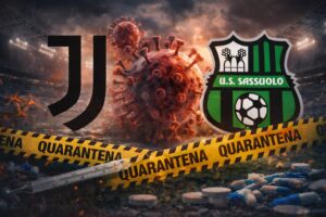 Juventus Sassuolo emergenza sanitaria