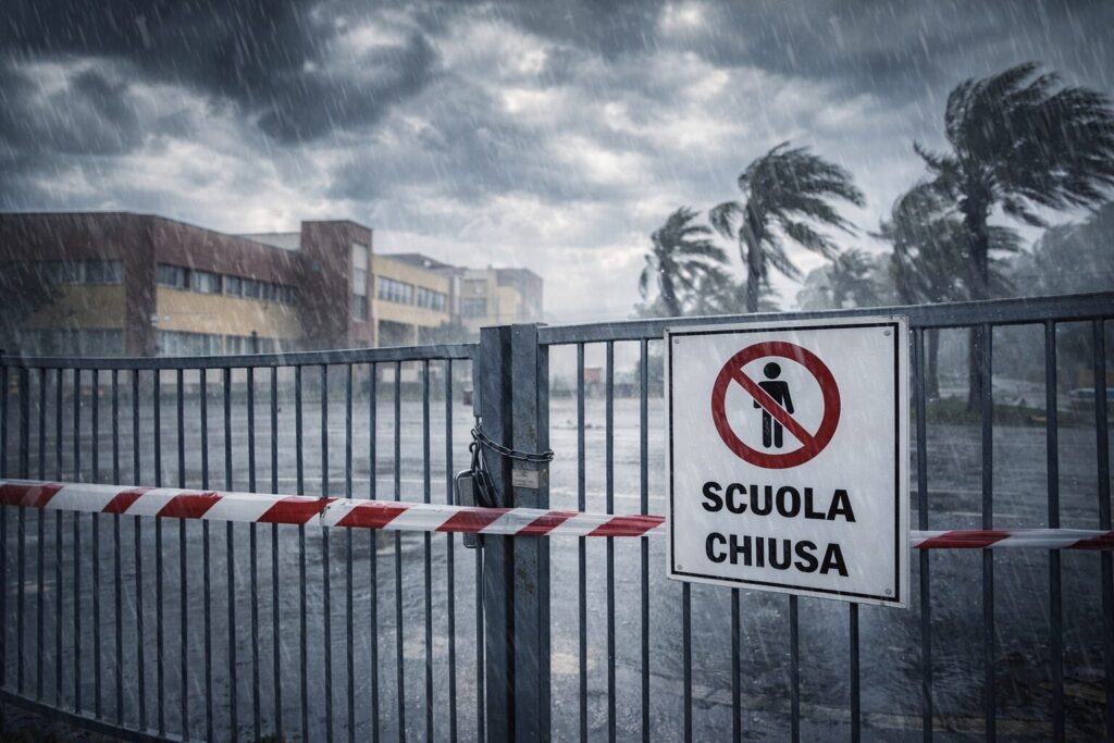 Maltempo Abruzzo scuole chiuse Montesilvano