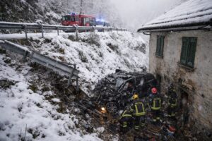 Maltempo Piemonte incidente