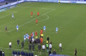 Napoli Lecce malore Banda