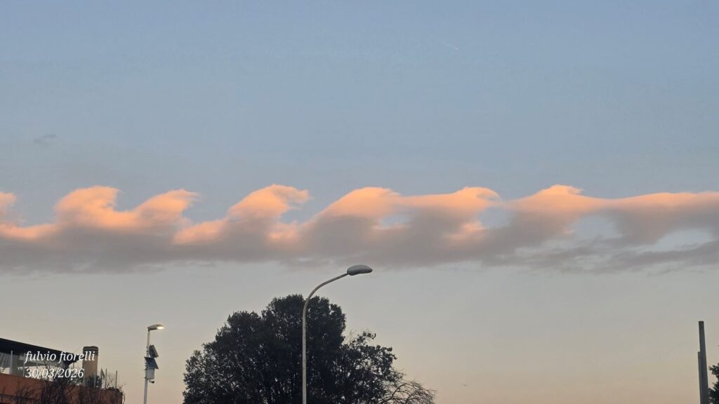Nuvole di Kelvin Helmholtz