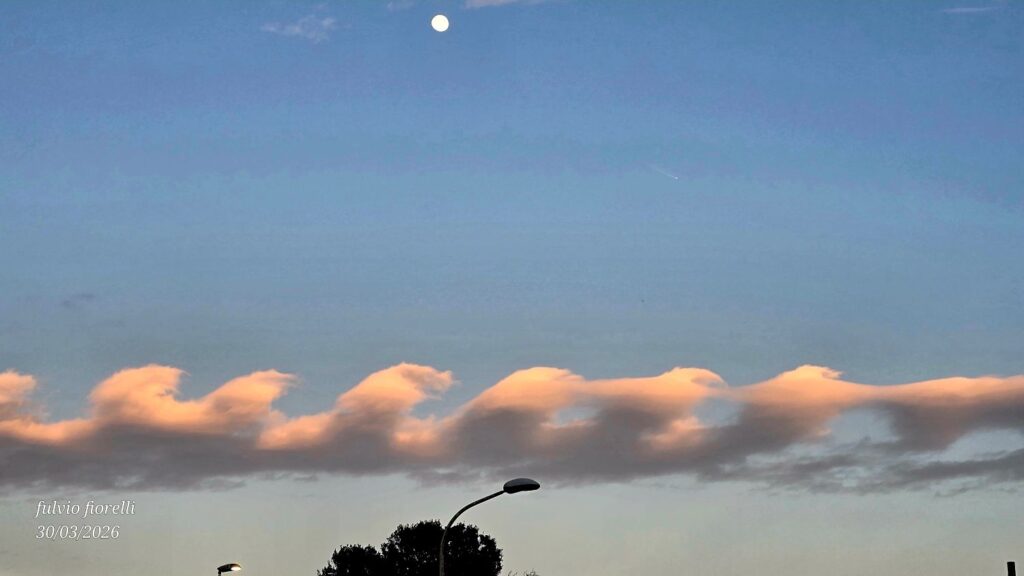 Nuvole di Kelvin Helmholtz
