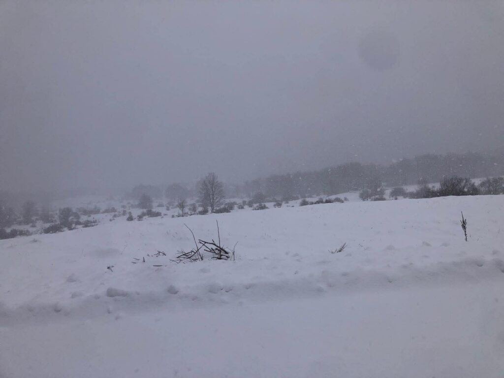 Prati di Tivo oggi neve Abruzzo
