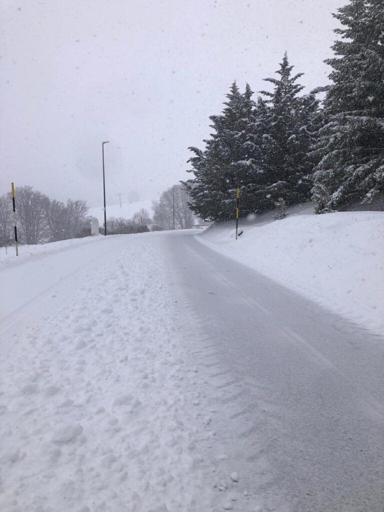 Prati di Tivo oggi neve Abruzzo