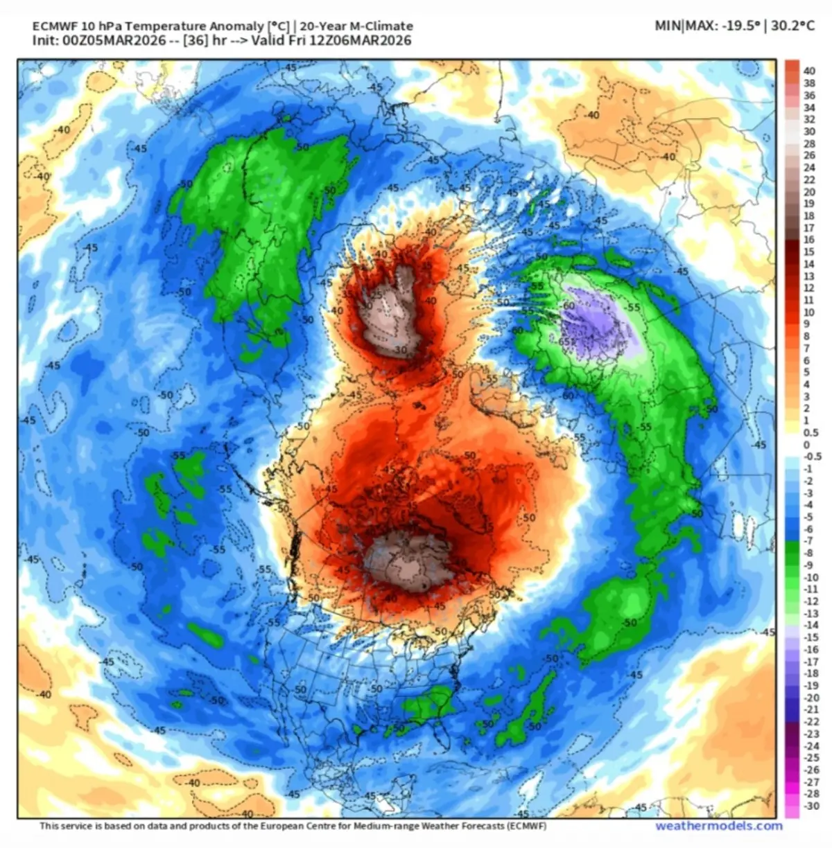 Stratwarming 6 marzo