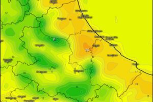 Temperature massime Abruzzo 25 marzo