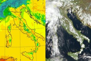 Temperature massime e satellite 10 marzo