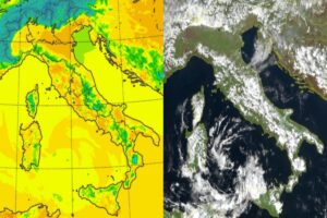 Temperature massime e satellite 13 marzo
